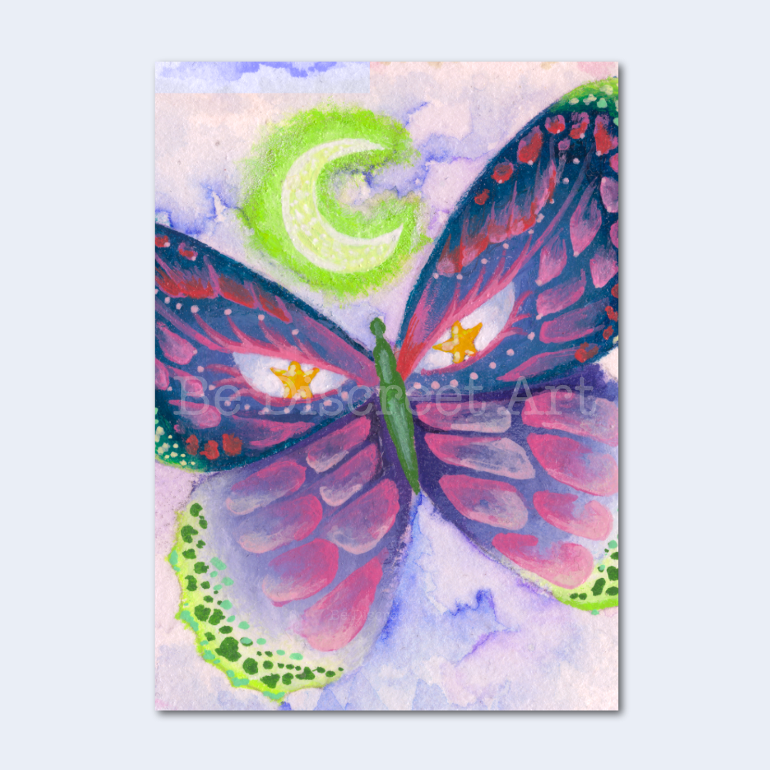 Quiet Change Butterfly Mini Art Print
