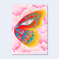 Blazing Change Butterfly Mini Art Print