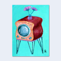 Strawberry Loaf TV Mini Print