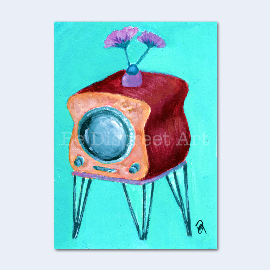 Strawberry Loaf TV Mini Print