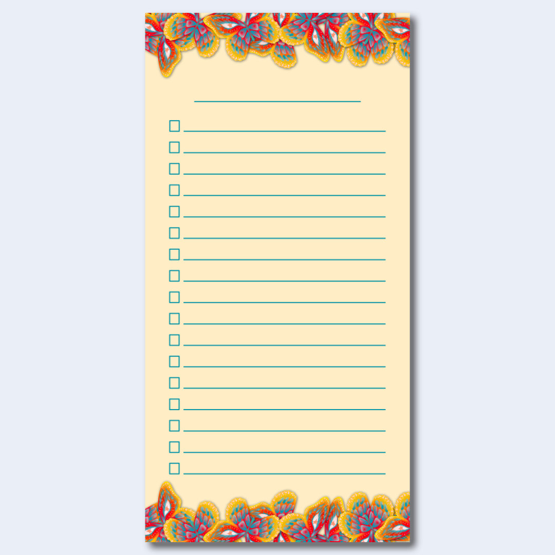 Blazing Change Butterfly List Pad
