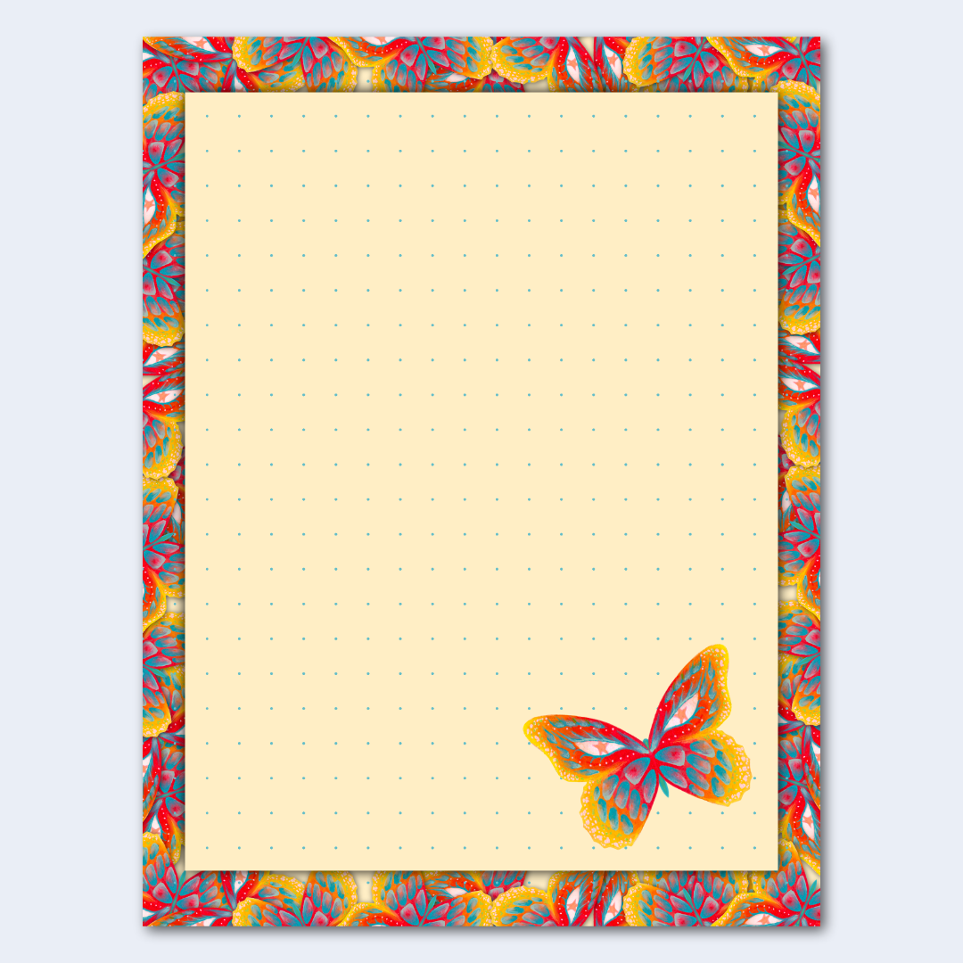 Blazing Change Large Notepad