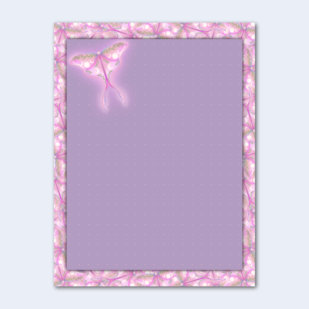 Divine Moth Notepad