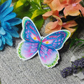 Quiet Change Butterfly Die Cut Sticker