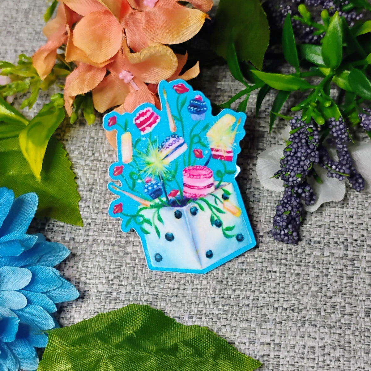 Sweetly Bouquet Die Cut Sticker