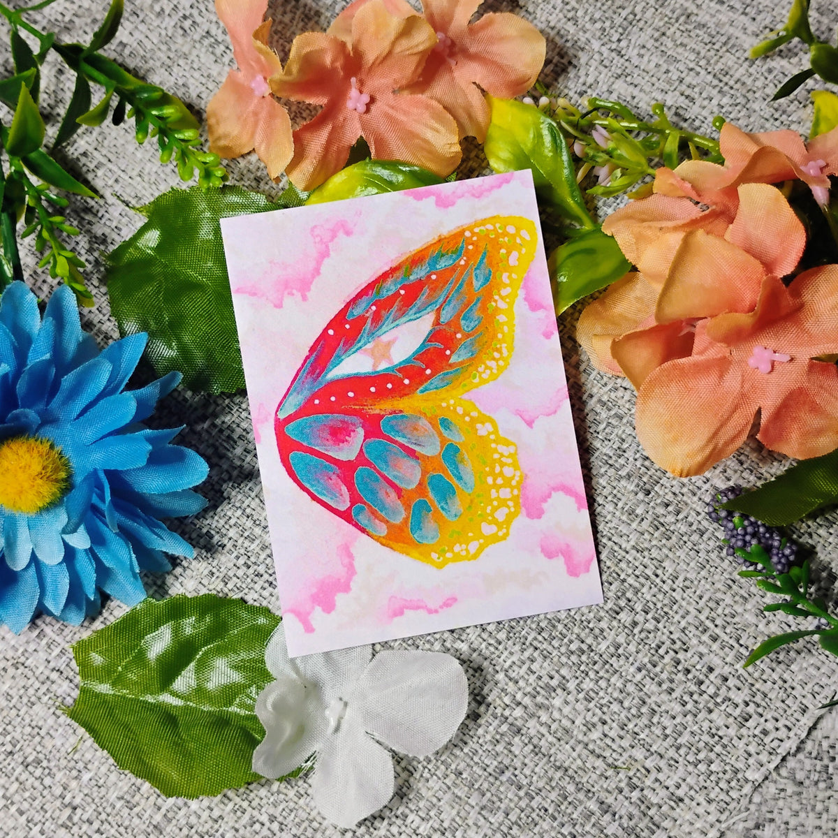 Blazing Change Butterfly Mini Art Print
