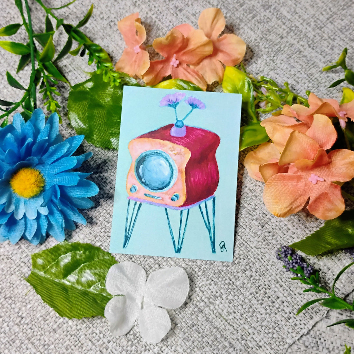 Strawberry Loaf TV Mini Print