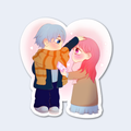 More Than Words Die Cut Sticker (Meet Cute Monthly)