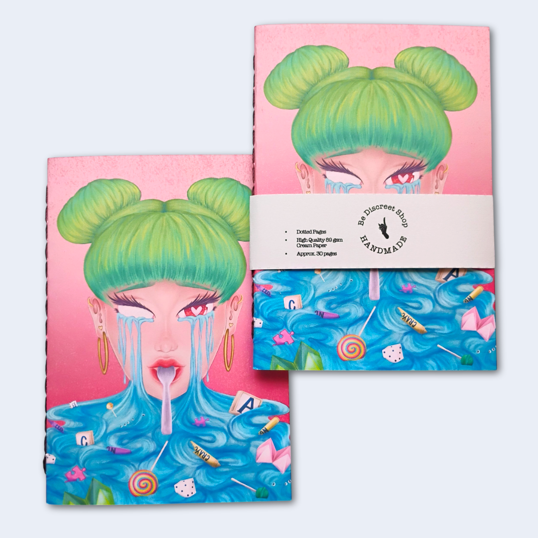 Spoon Girl Handmade Notebook