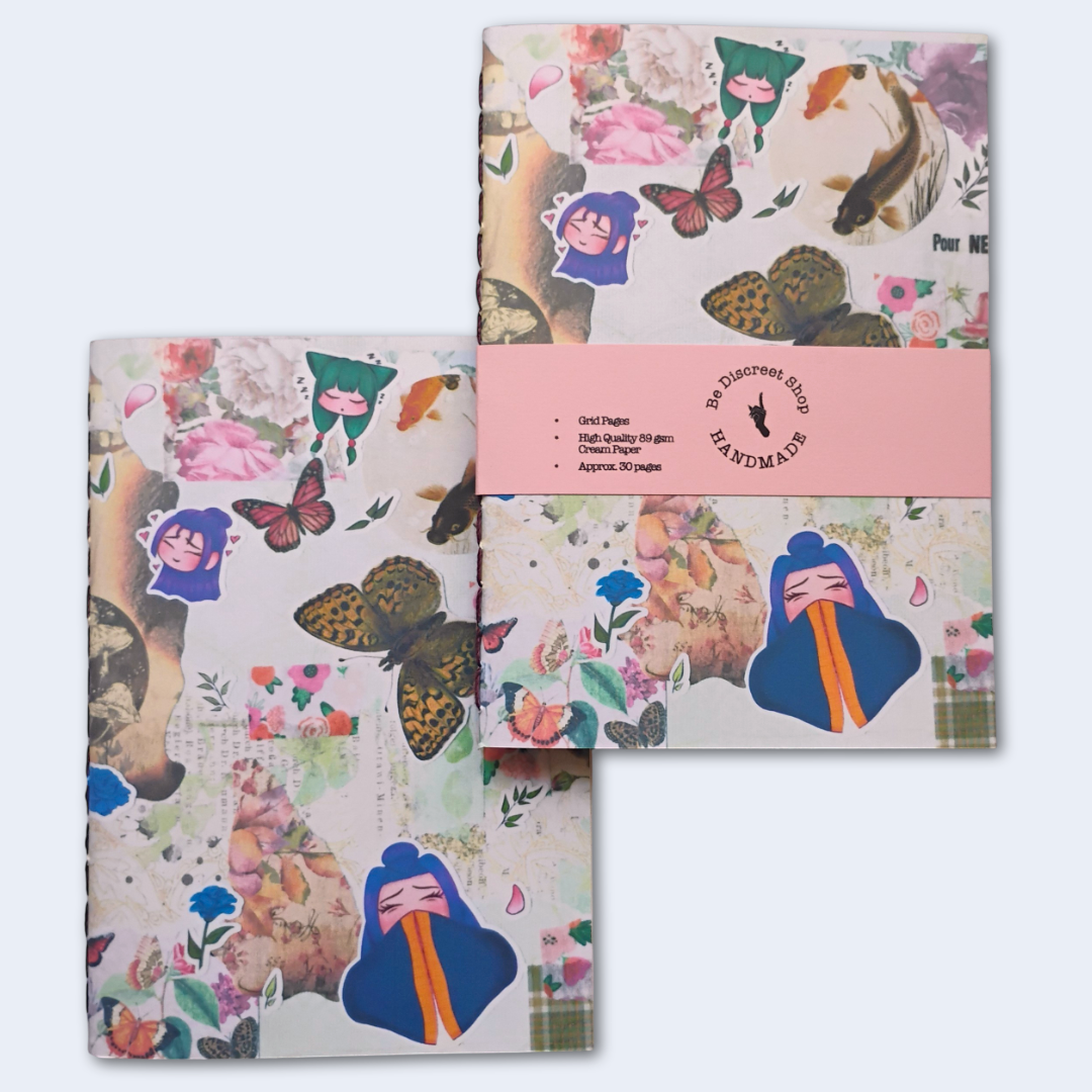 Secret Garden Handmade Notebook