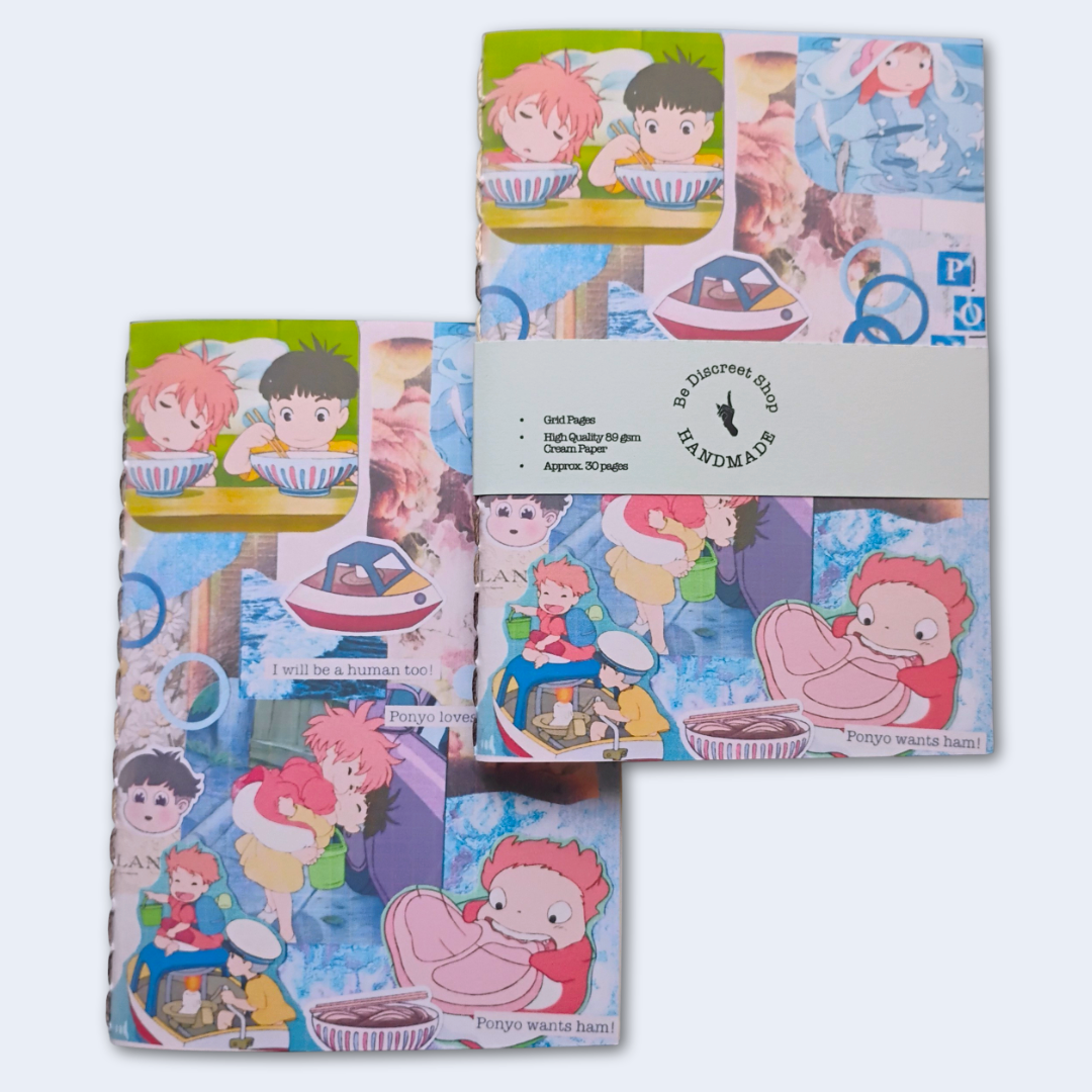 Whimsical Mermaid Handmade Notebook
